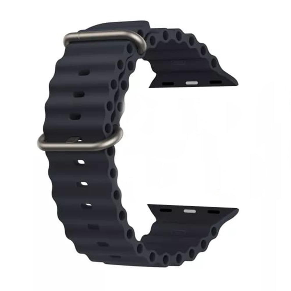 Cinturino Techsuit W038 per Apple Watch 49mm / 46mm / 45mm / 44mm / 42mm Series, Nero