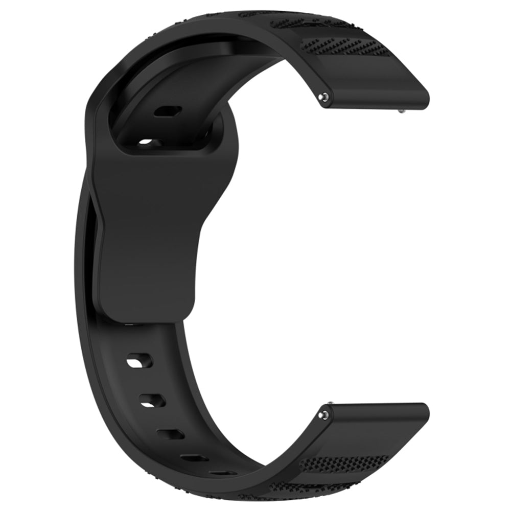 Cinturino Techsuit W050 per Samsung Galaxy Watch / Huawei Watch Series, 20mm, Nero