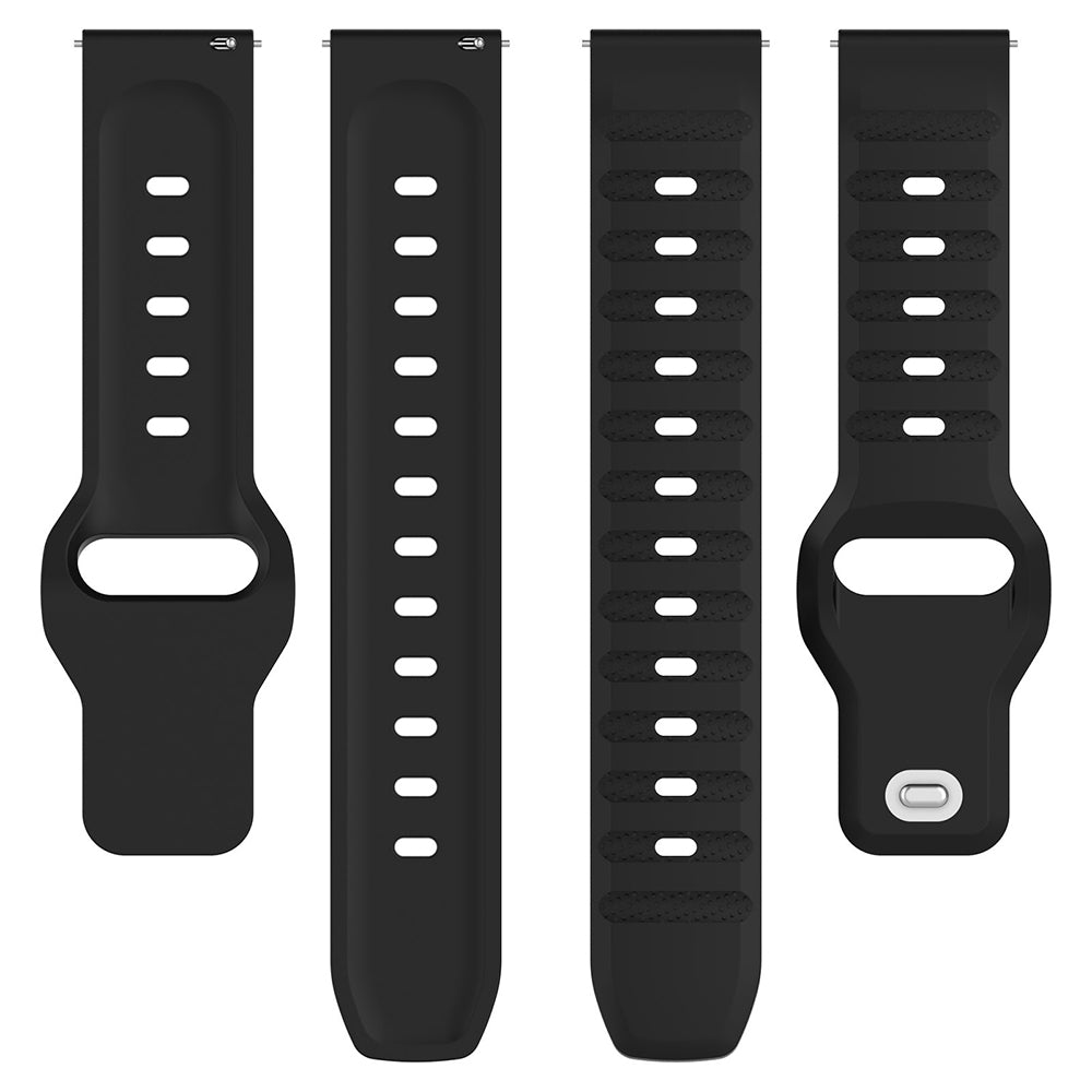 Cinturino Techsuit W050 per Samsung Galaxy Watch / Huawei Watch Series, 20mm, Nero