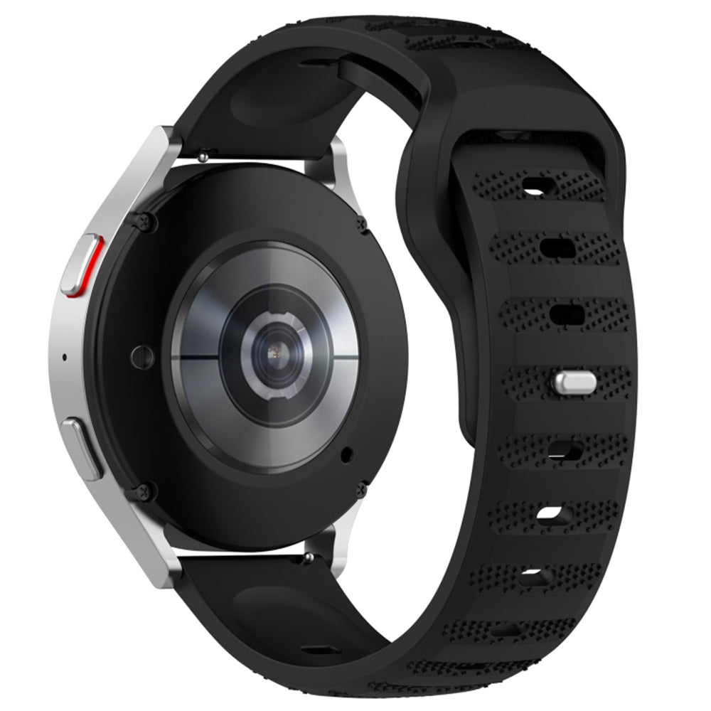 Cinturino Techsuit W050 per Samsung Galaxy Watch / Huawei Watch Series, 20mm, Nero