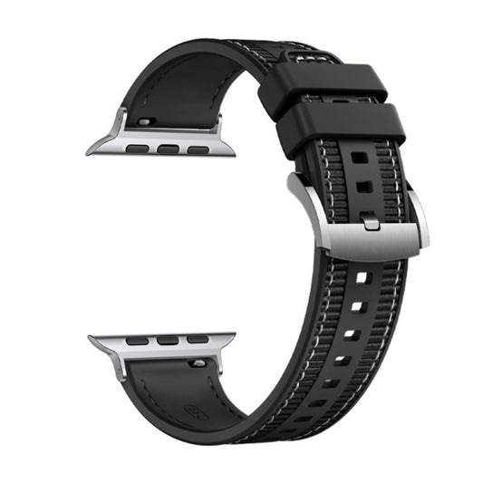 Cinturino Techsuit W051 per Apple Watch 42mm / 41mm / 40mm / 38mm Series, Nero