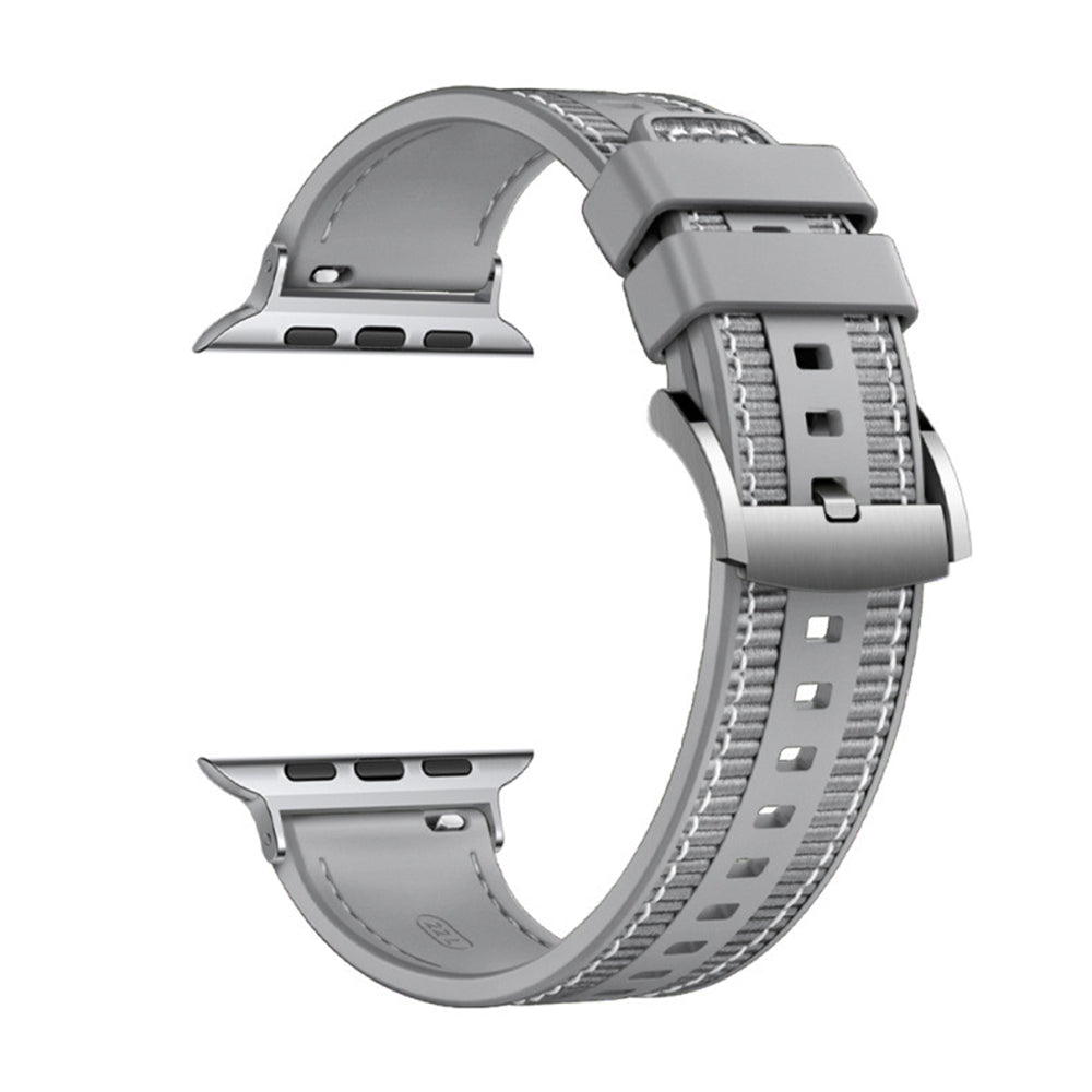 Cinturino Techsuit W051 per Apple Watch 49mm / 46mm / 45mm / 44mm / 42mm Series, Grigio