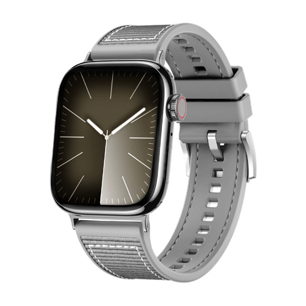 Cinturino Techsuit W051 per Apple Watch 49mm / 46mm / 45mm / 44mm / 42mm Series, Grigio