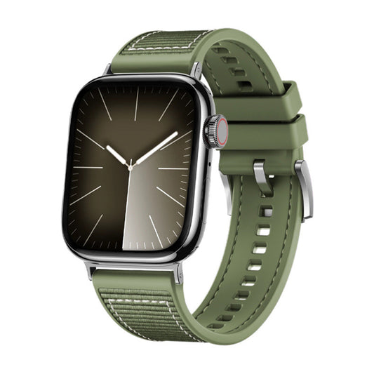 Cinturino Techsuit W051 per Apple Watch 49mm / 46mm / 45mm / 44mm / 42mm Series, Verde