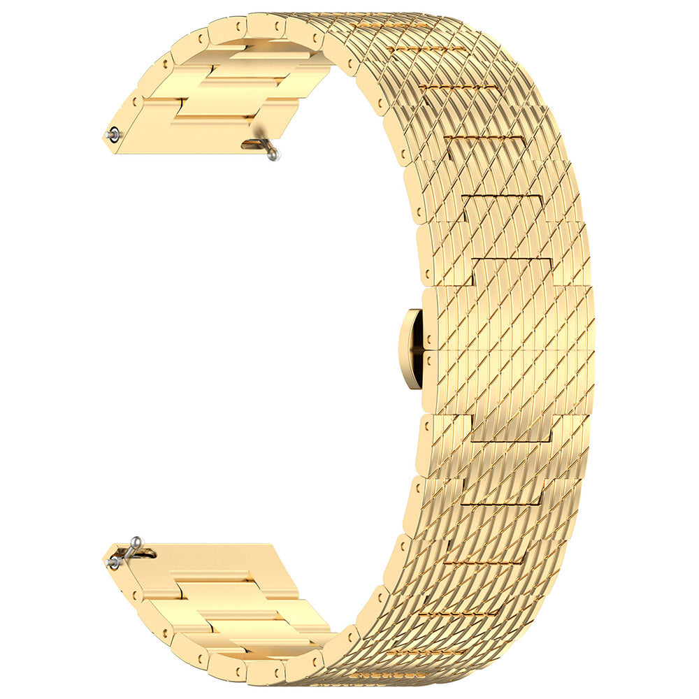 Cinturino Techsuit W052 per Huawei Watch / Xiaomi Watch Series, 22mm, Dorato