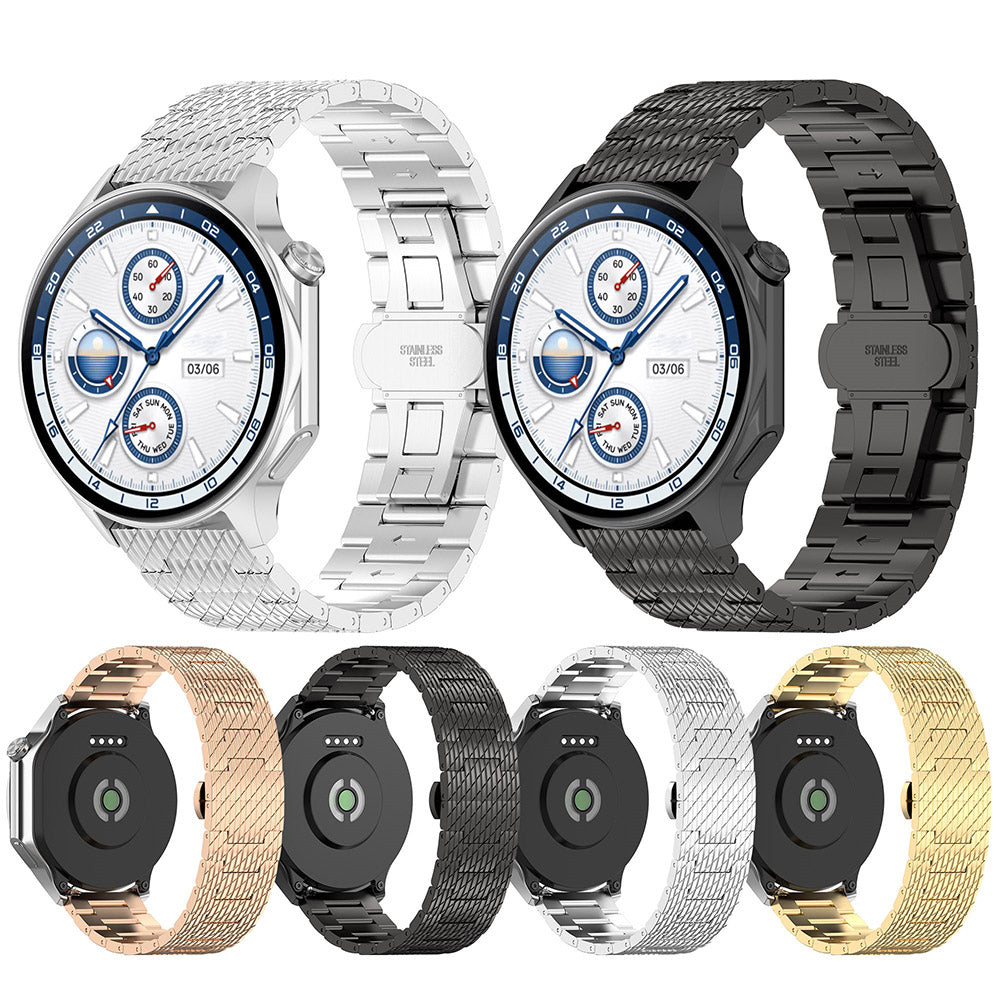 Techsuit W052 Strap for Samsung Galaxy Watch / Huawei Watch Series, 20mm, Black