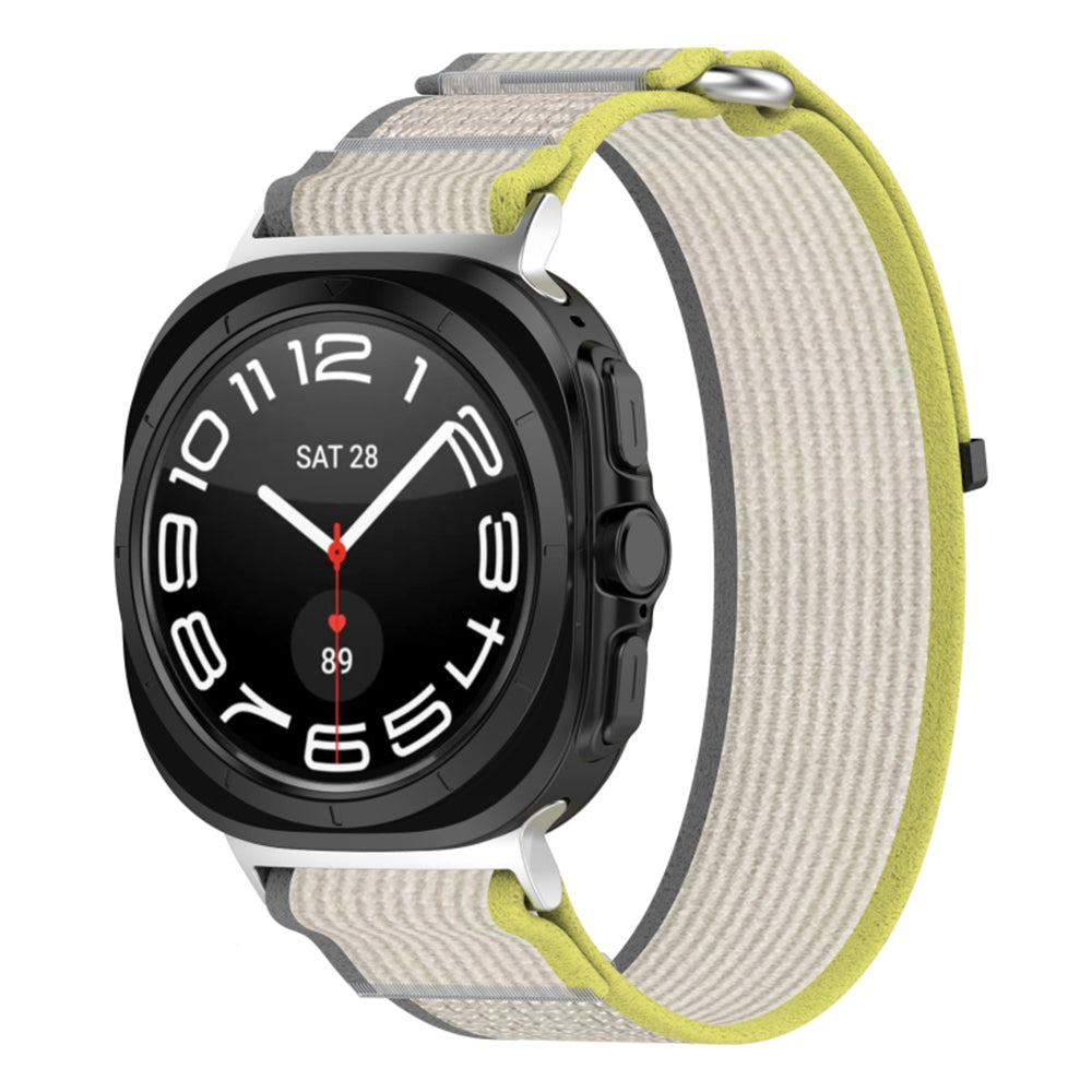Cinturino Techsuit W054 per Samsung Galaxy Watch Ultra Series, Giallo Grigio