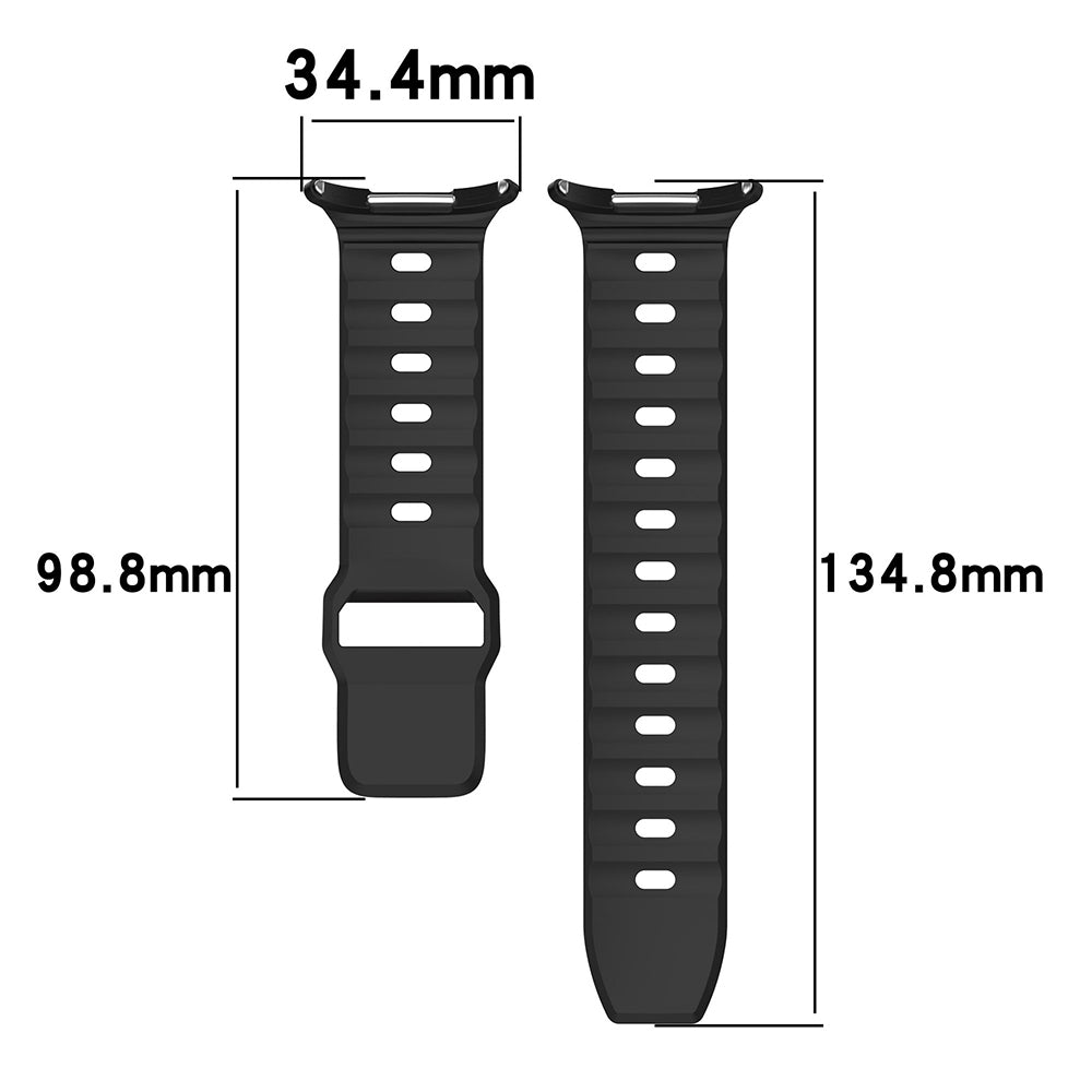 Cinturino Techsuit W055 per Samsung Galaxy Watch Ultra, Nero
