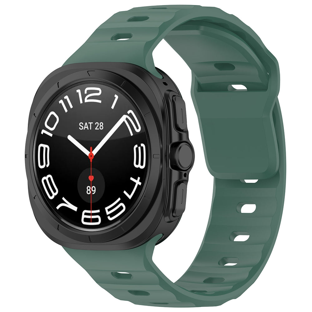 Cinturino Techsuit W055 per Samsung Galaxy Watch Ultra Series, Verde Scuro