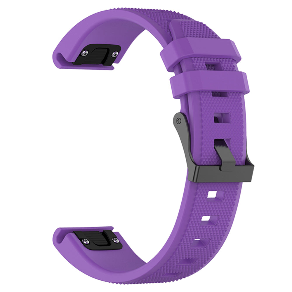 Cinturino Techsuit W058 per Garmin Instinct / Approach / Fenix Watch Series, 20mm, Viola