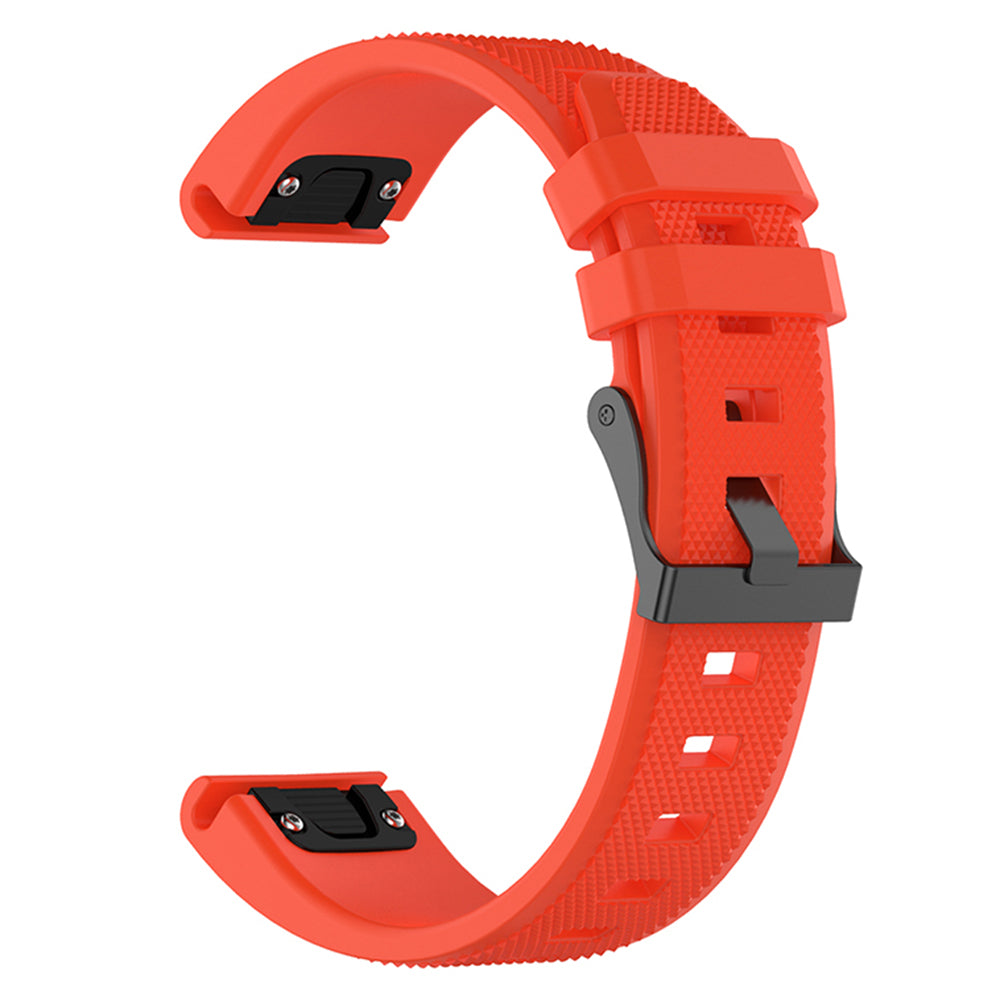 Cinturino Techsuit W058 per Garmin Watch Fenix / Forerunner Series, 22mm, Arancione