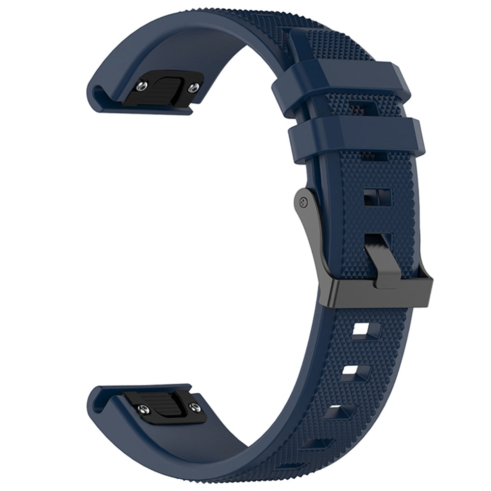 Cinturino Techsuit W058 per Garmin Watch Fenix Series, 26mm, Blu Navy