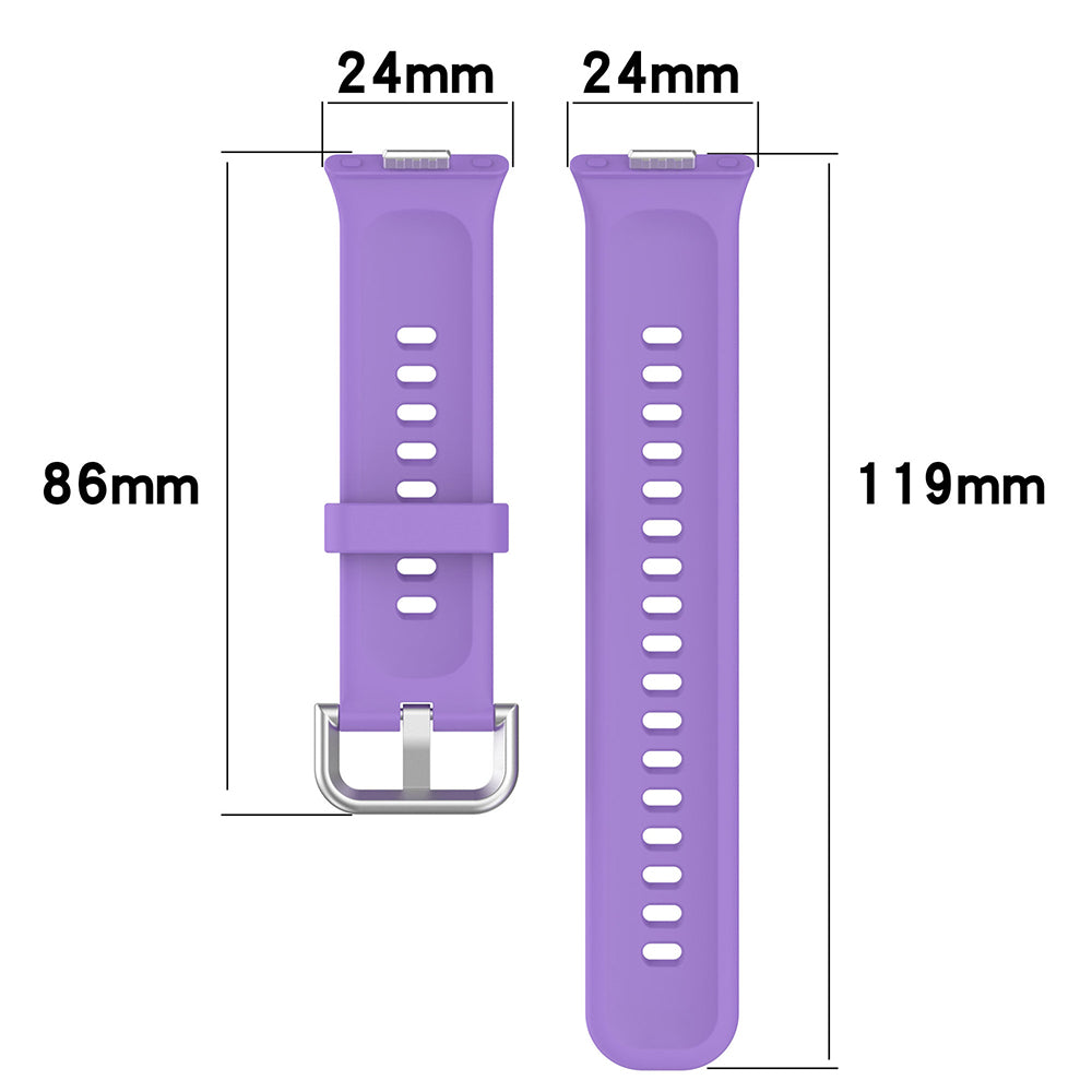 Cinturino Techsuit W061 per Huawei Watch Fit 4 Pro / Fit 4 / Fit 3, Viola