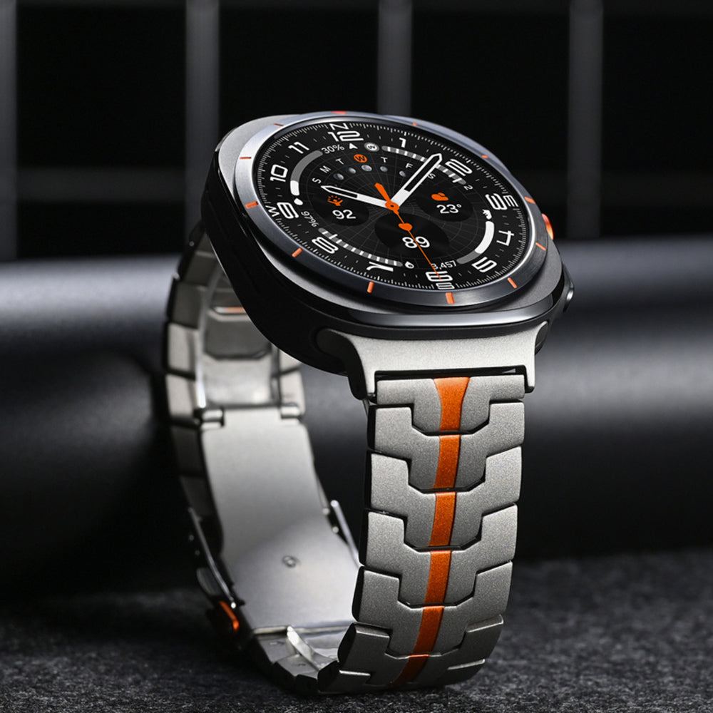 Cinturino Techsuit W063 per Samsung Galaxy Watch Ultra, Argento