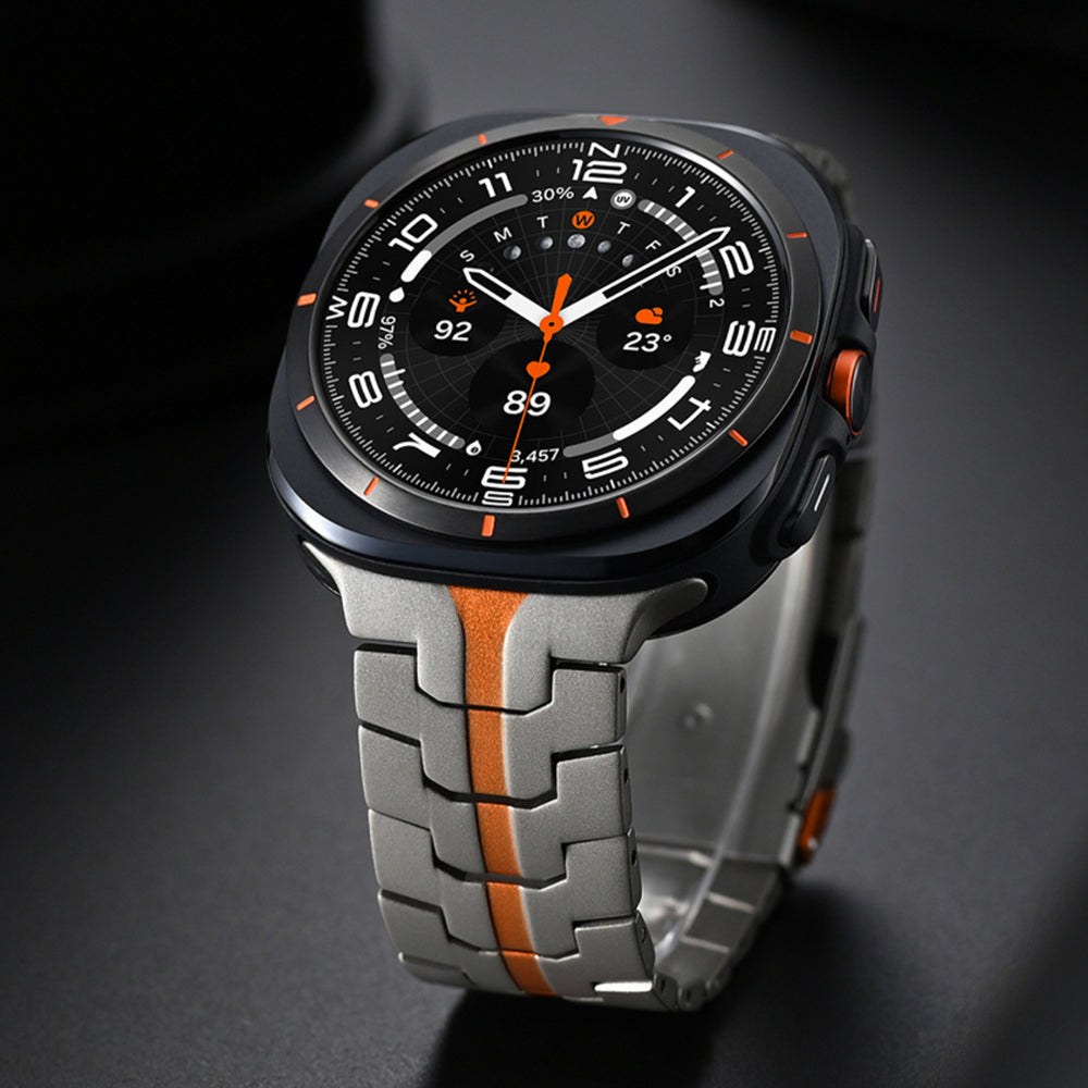 Cinturino Techsuit W063 per Samsung Galaxy Watch Ultra, Argento