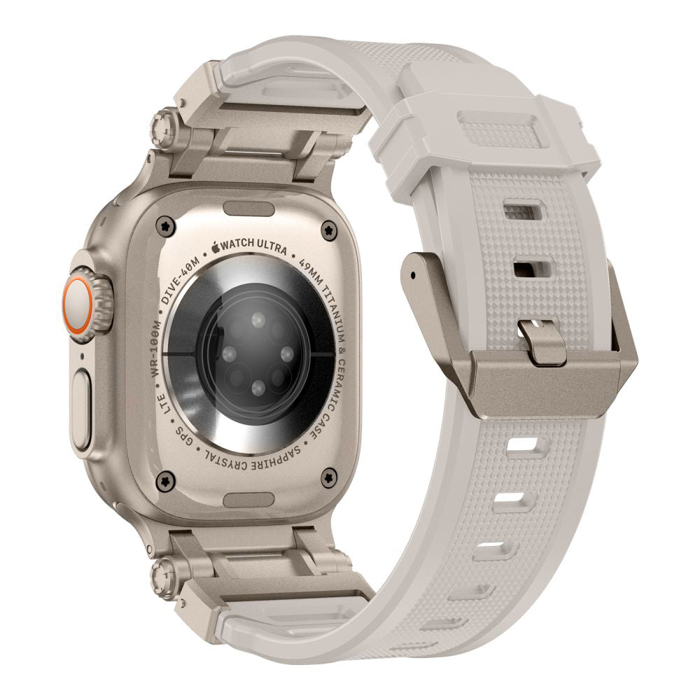 Cinturino Techsuit W064 per Apple Watch 49mm / 46mm / 45mm / 44mm / 42mm Series, Argento