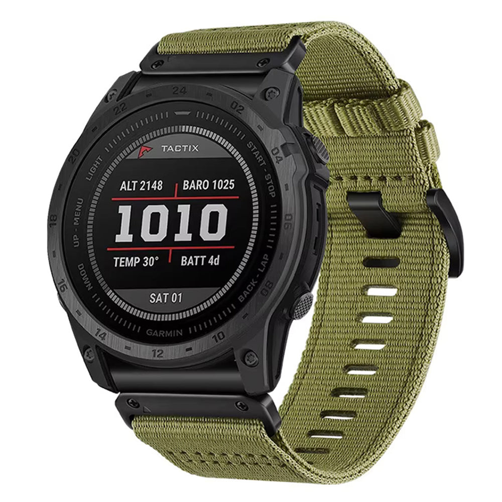 Cinturino Techsuit W070 per Garmin Watch Fenix / Forerunner Series, 22mm, Verde