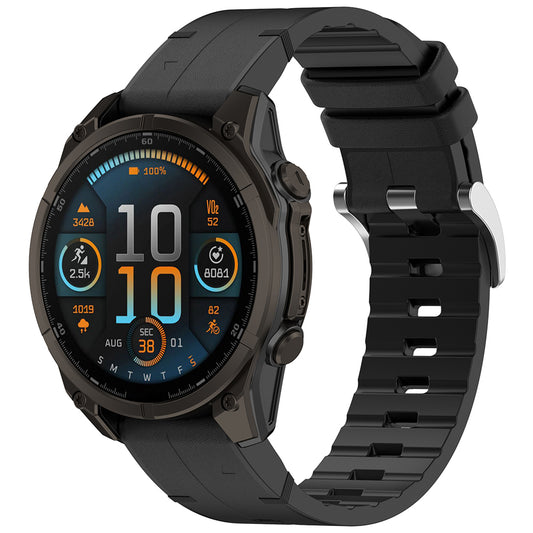 Cinturino Techsuit W071 per Garmin Watch Fenix Series, 26mm, Nero