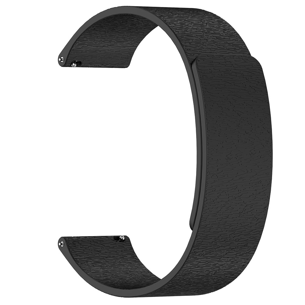 Cinturino Techsuit W074 per Samsung Galaxy Watch / Huawei Watch Series, 22mm, Nero