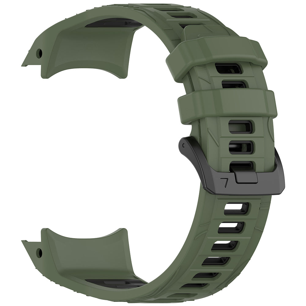 Cinturino Techsuit W077 per Garmin Instinct 3 45mm Solar / Instinct 3 45mm, Verde