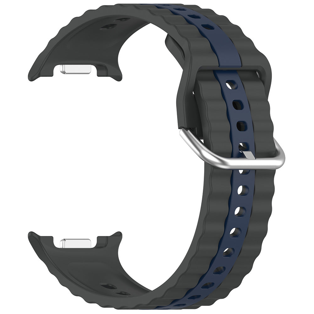 Cinturino Techsuit W078 per Samsung Galaxy Watch 8 Classic / Watch8 44mm / Watch 8 40mm, Grigio