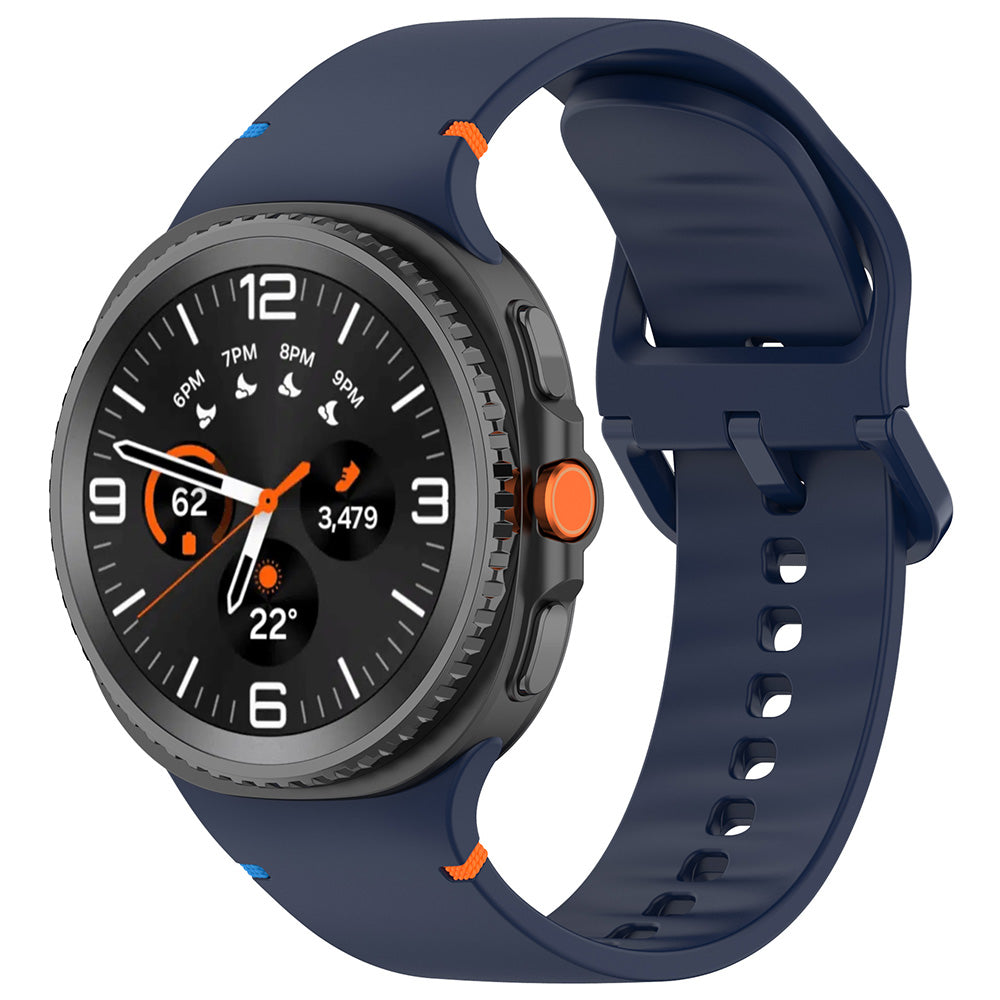 Cinturino Techsuit W079 per Samsung Galaxy Watch9 / Watch8 / Watch8 Classic Series, Blu Navy