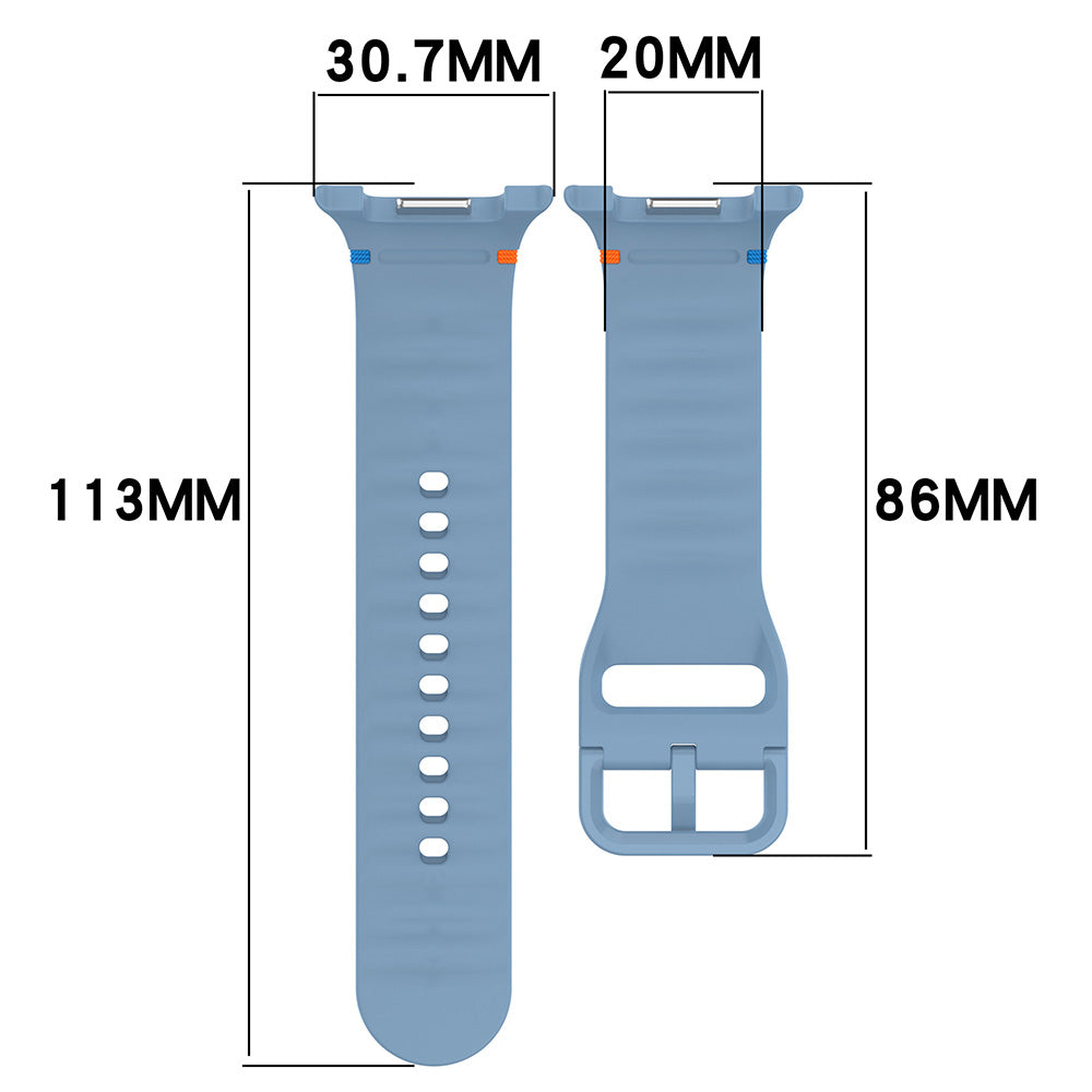Cinturino Techsuit W079 per Samsung Galaxy Watch9 / Watch8 / Watch8 Classic Series, Verde