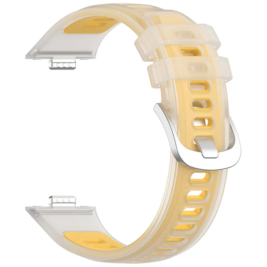 Cinturino Techsuit W084 per Huawei Watch Fit 5 Pro / Fit 5 / Fit 4 Pro / Fit 4 / Fit 3, Giallo