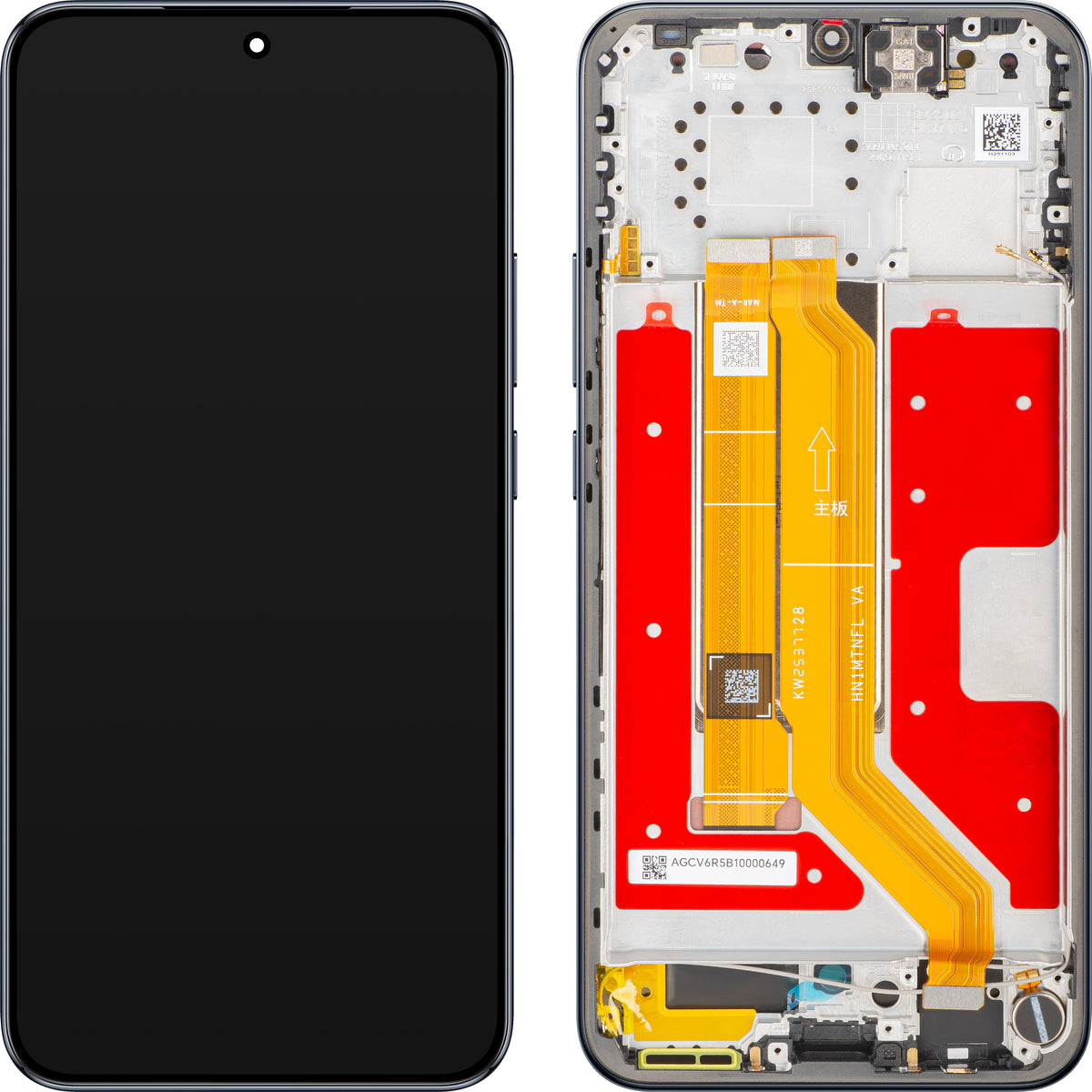 Display con Touchscreen Honor Magic8 Lite, con Cornice, Nero (Midnight Black), Service Pack 0235ARVC