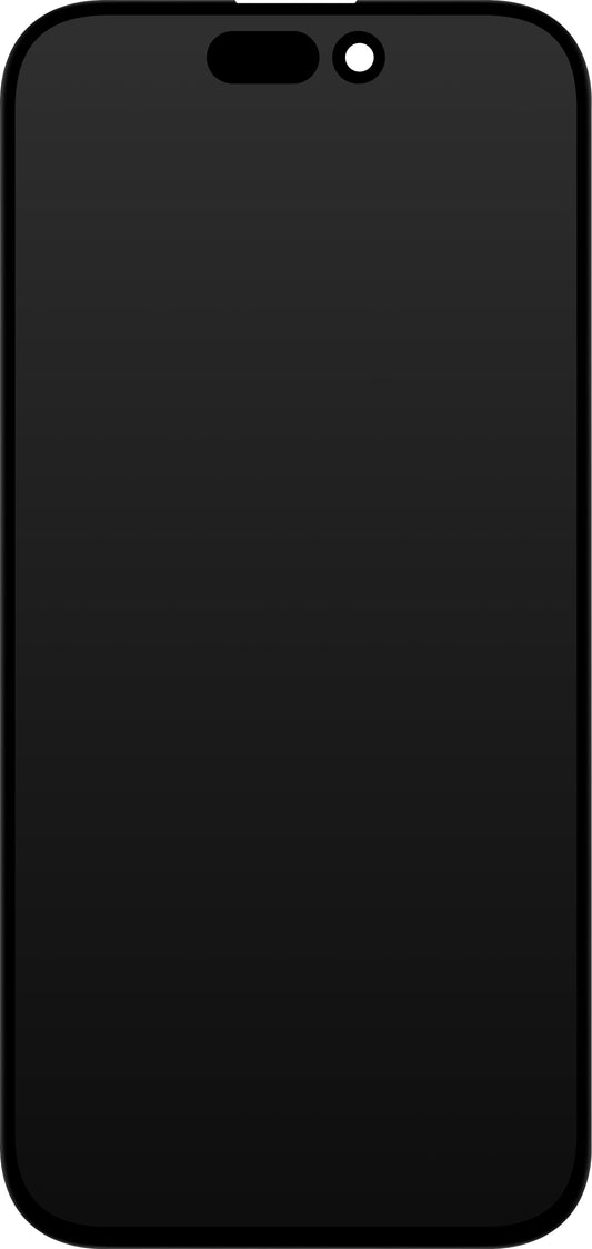 Display touchscreen JK per Apple iPhone 15 Pro, con cornice, versione In-Cell LCD, nero