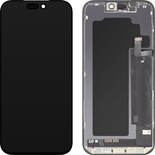 Display con Touchscreen JK per Apple iPhone 17 Pro Max, con Cornice, Versione LCD In-Cell IC Movable, Nero