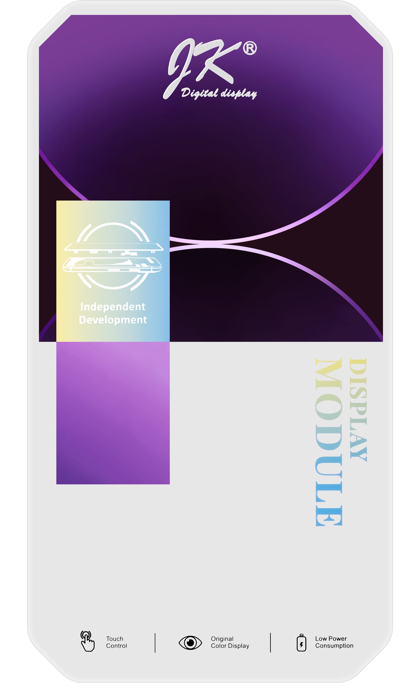 Display touchscreen JK per Apple iPhone 13 mini, con cornice, versione In-Cell LCD, nero