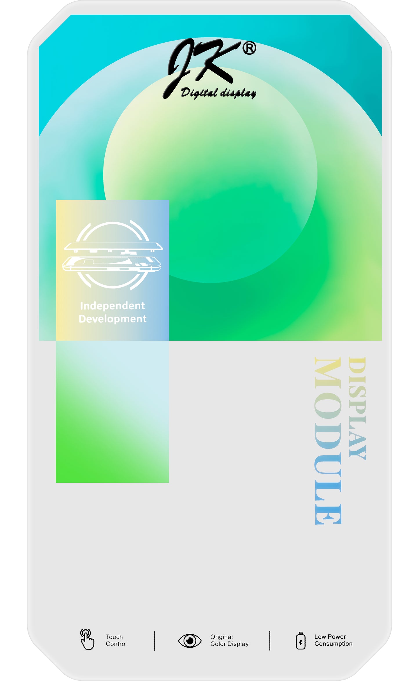 Display touchscreen JK per Apple iPhone 13 Pro Max, con cornice, versione In-Cell LCD, nero