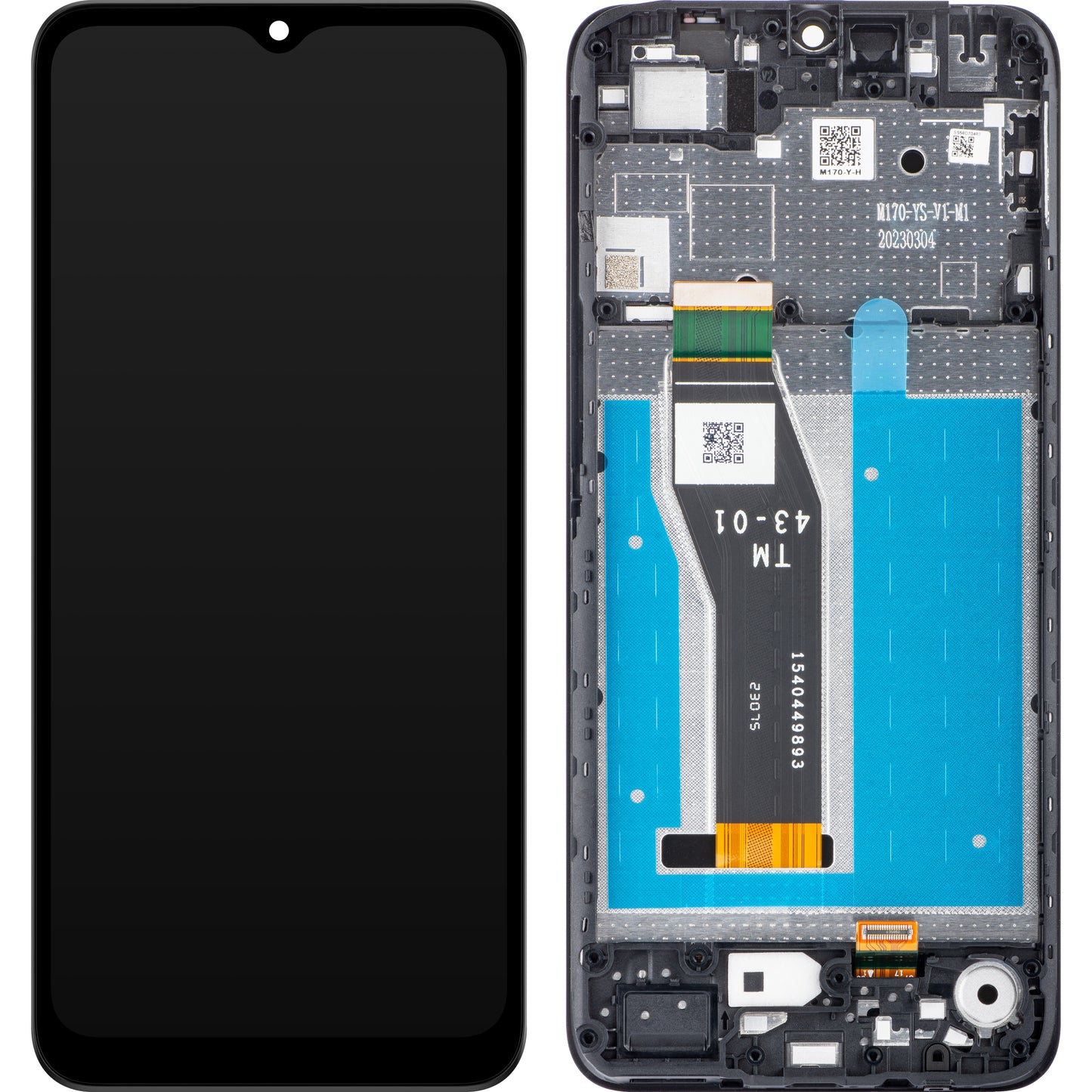 Motorola Moto Moto E13 Display touchscreen con cornice, nero, Service Pack 5D68C22340