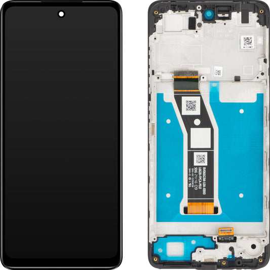 Display touchscreen Motorola Moto E14, con cornice, nero, Service Pack 5D68C24645