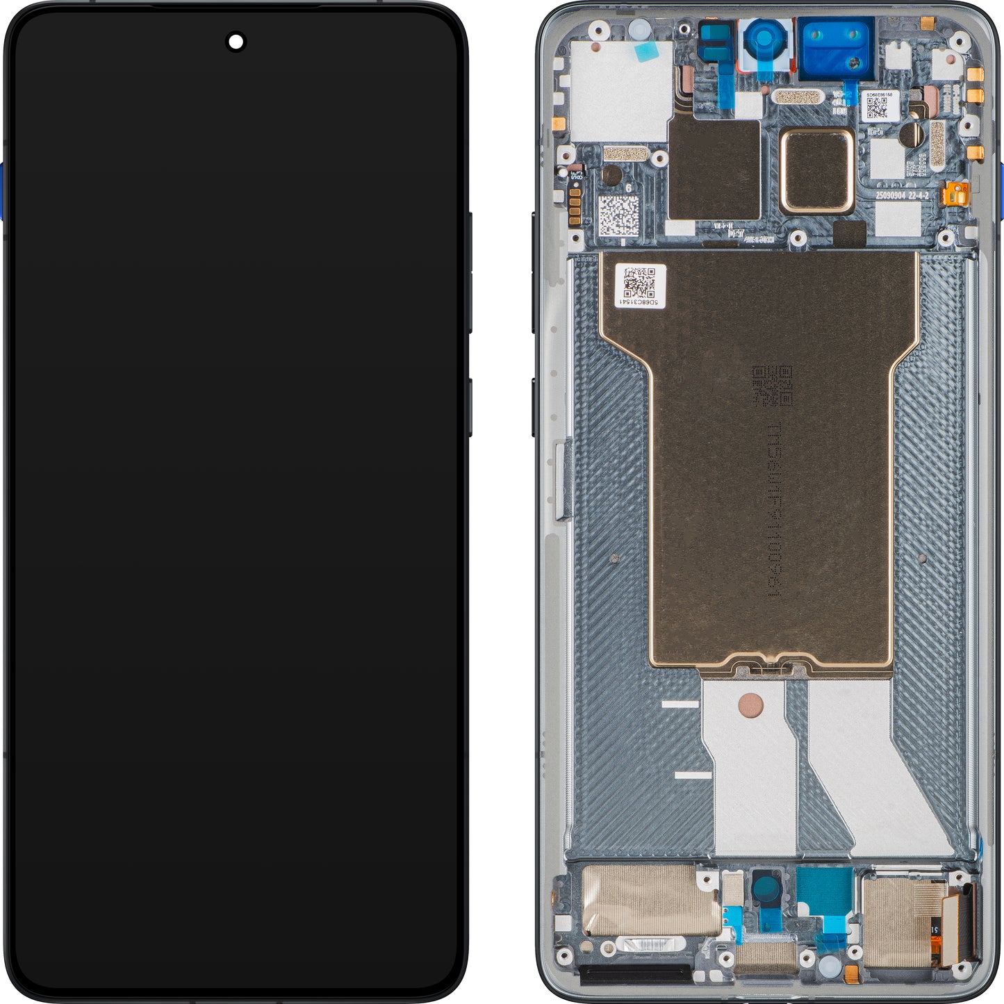Display con Touchscreen Motorola Edge 70, con Cornice, Grigio (Gadget Gray), Service Pack 5D68C31541