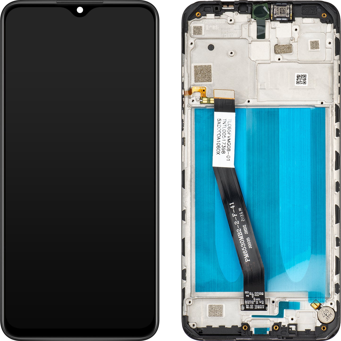 Display touchscreen MP compatibile con Xiaomi Redmi 9, con cornice, nero