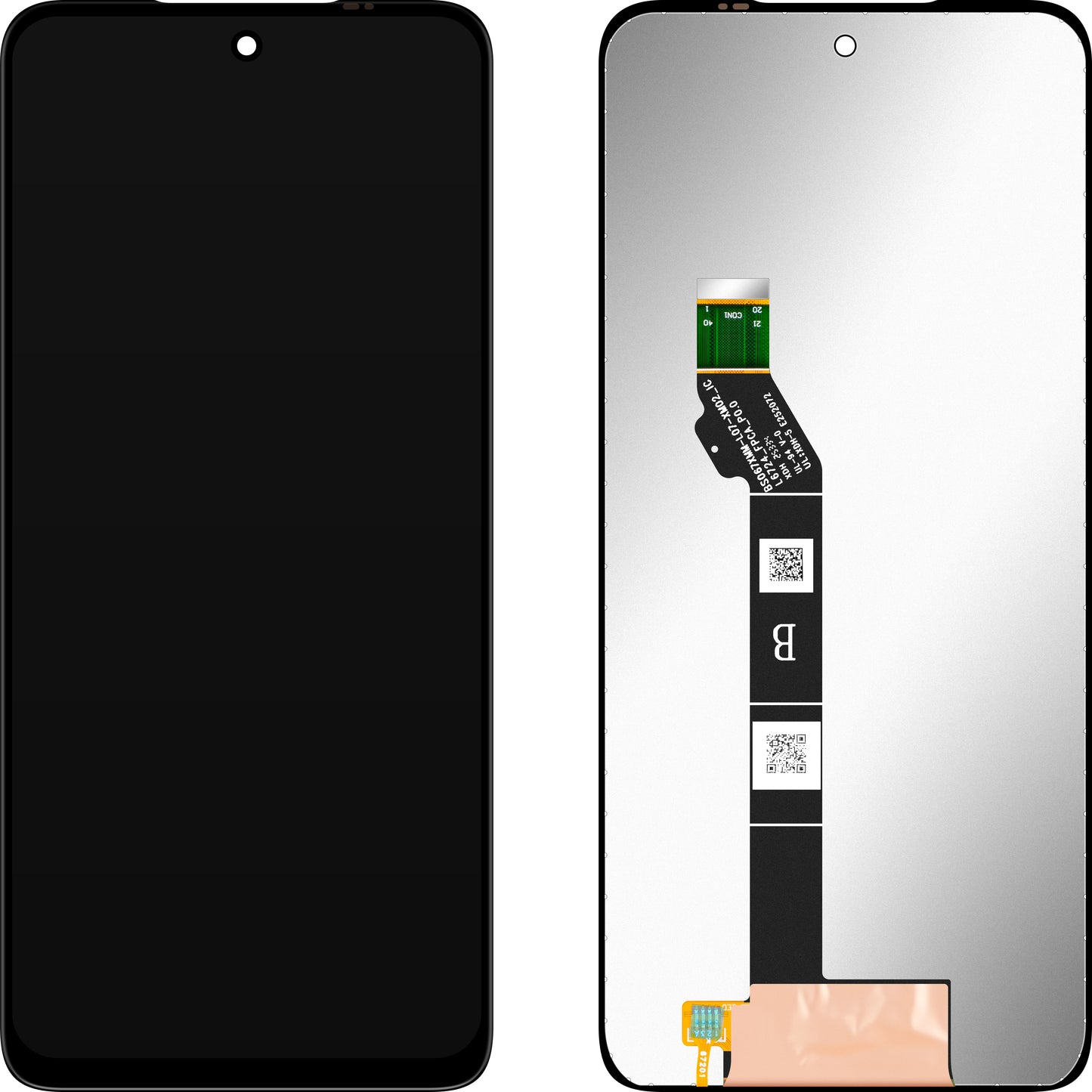 Display con Touchscreen MP compatibile con Motorola Moto G56