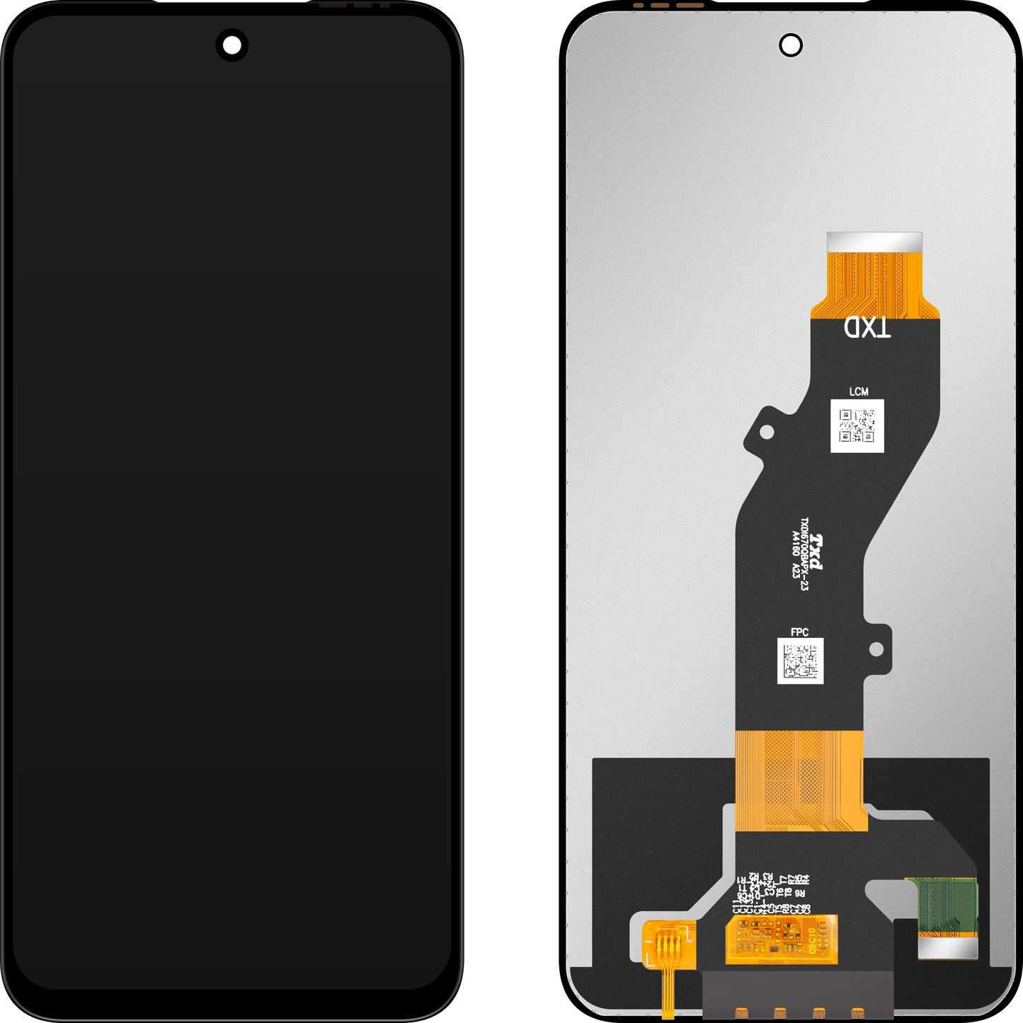 Display con Touchscreen MP compatibile con Tecno Pop 9 / Pop 9 4G / Pova 6 Neo 5G / Spark 30C / Spark 30C 5G