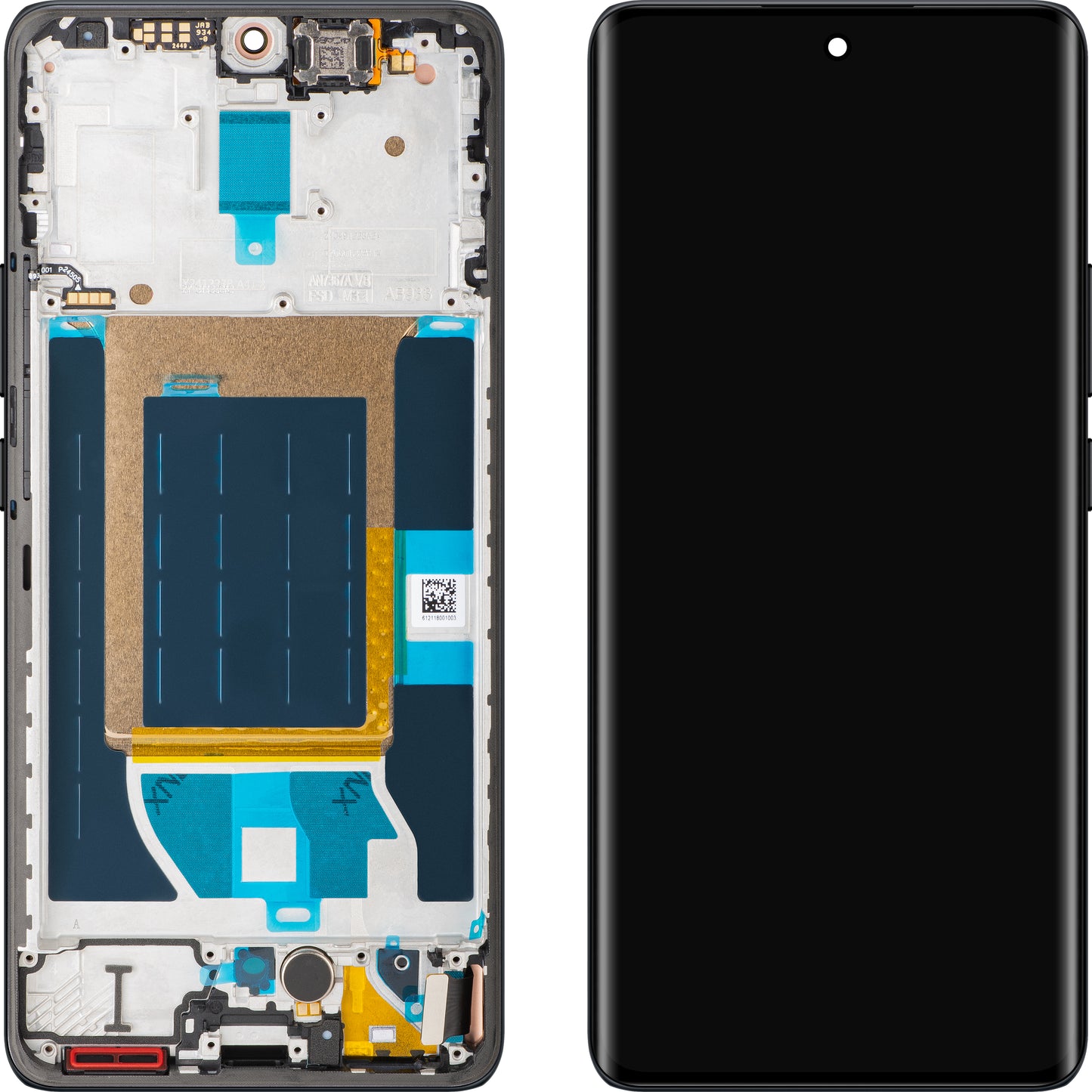 Display con Touchscreen Realme 14 Pro, con Cornice, Grigio (Suede Grey), Service Pack 621029000421