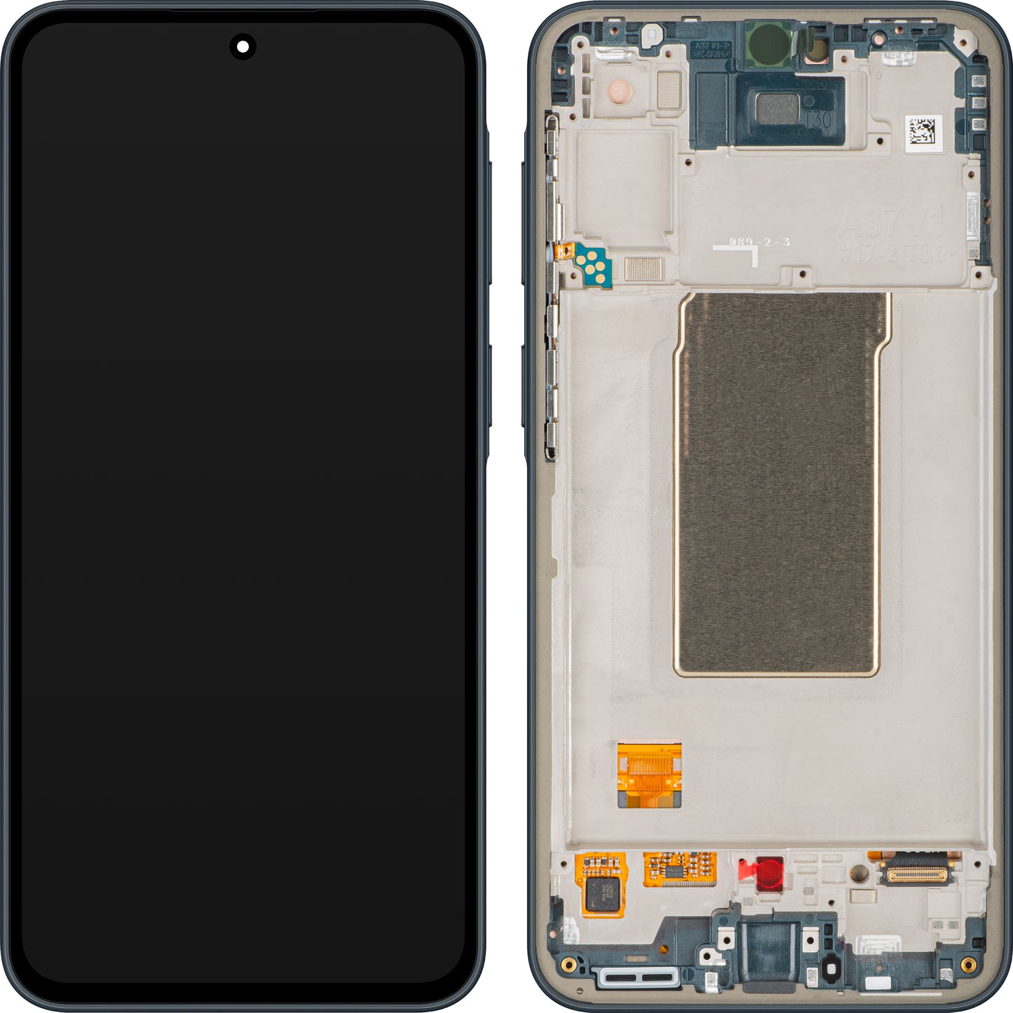 Display con Touchscreen Samsung Galaxy A37 5G, con Cornice, Verde (Graygreen), Service Pack GH82-39232B