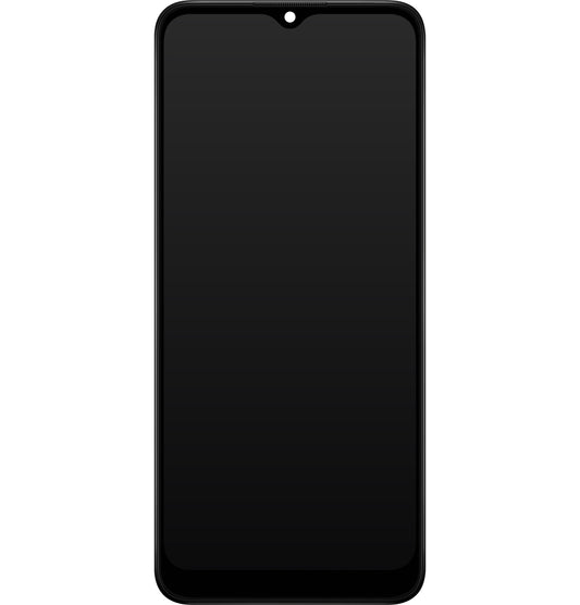 Display touchscreen Samsung Galaxy A03s A037, con cornice, versione G, nero, Service Pack GH81-21233A
