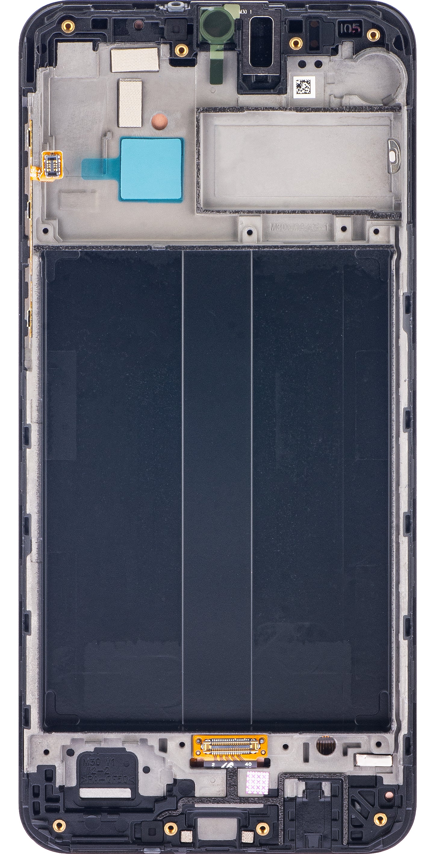 Display touchscreen Samsung Galaxy M30 M305, con cornice, nero, Service Pack GH82-19347A
