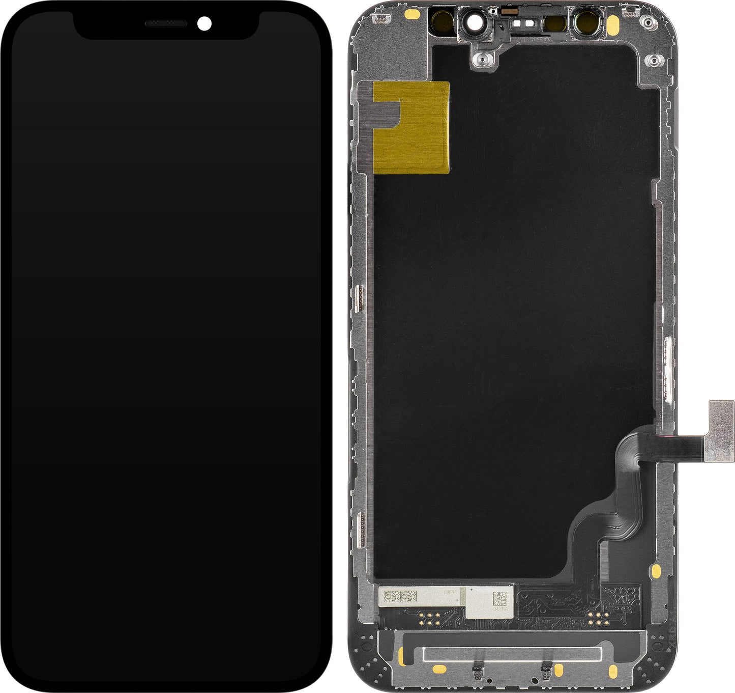 ZY Display touchscreen per Apple iPhone 12 mini, con cornice, versione In-Cell LCD, nero
