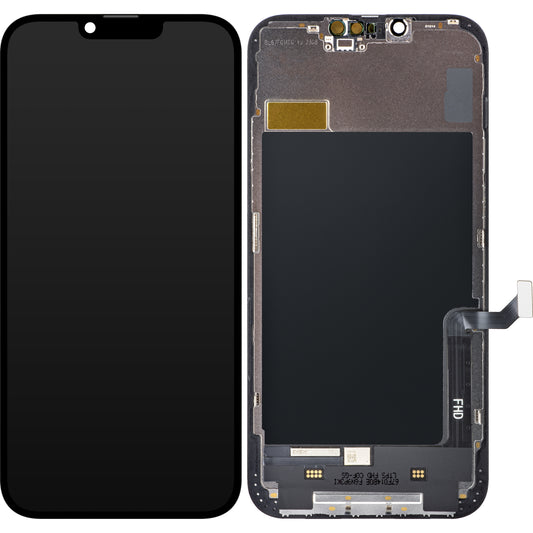 ZY Touchscreen Display for Apple iPhone 14 Plus, with Frame, In-Cell IC Movable LCD Version, Black