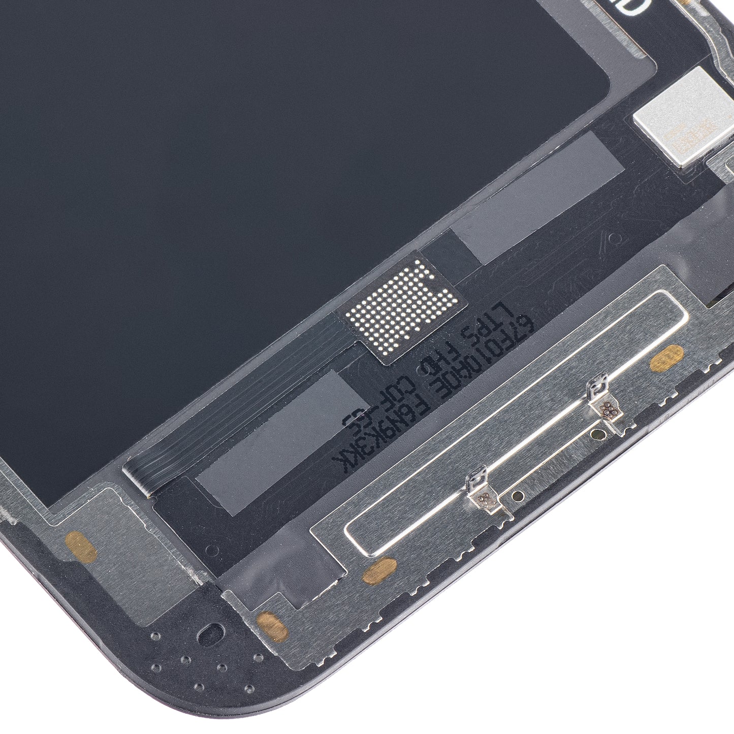 ZY Display touchscreen per Apple iPhone 12 Pro Max, con cornice, versione LCD mobile IC In-Cell, nero