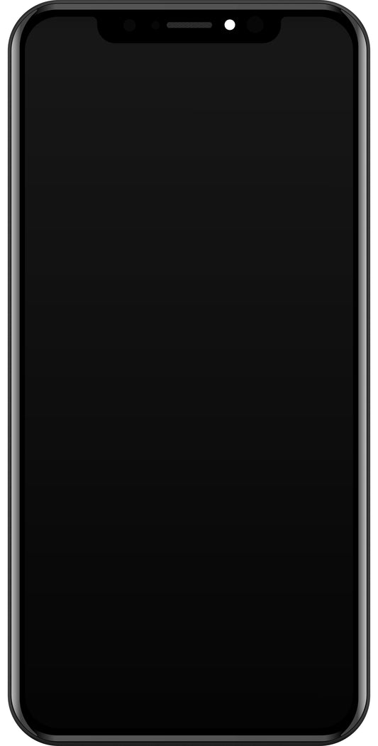 Display touchscreen JK per Apple iPhone 11, con cornice, versione In-Cell LCD, nero