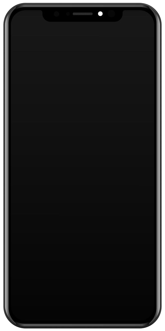 JK Touchscreen Display for Apple iPhone X, with Frame, In-Cell LCD Version, Black