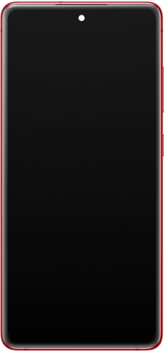 Display touchscreen Samsung Galaxy S20 FE G780, con cornice, rosso, Service Pack GH82-24219E
