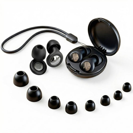 Tappi per le Orecchie Tech-Protect QuietFit, Neri